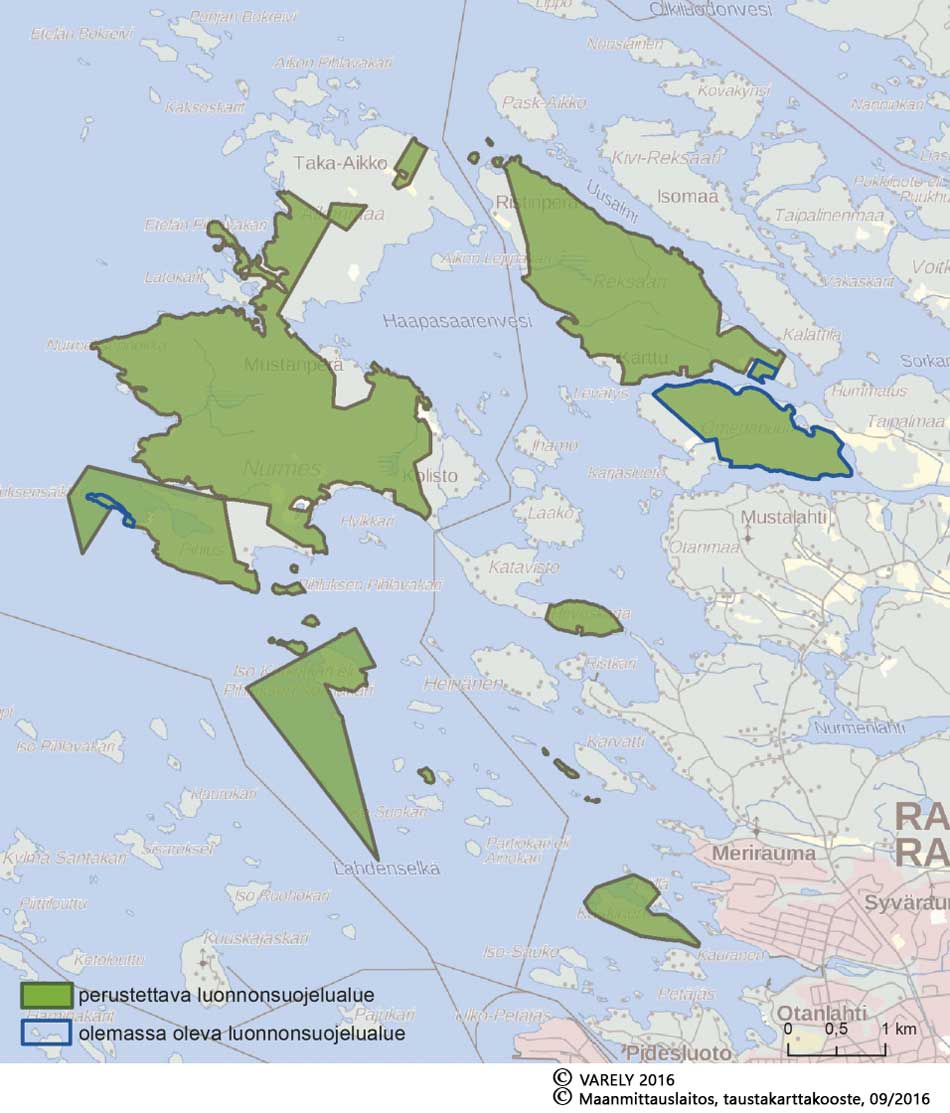 Rauman saaristoon perustettiin luonnonsuojelualueeksi Raumanmeren luonto-  ja retkeilyalue (Satakunta) - ely - ELY-keskus