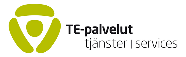 TE-palvelujen logo.