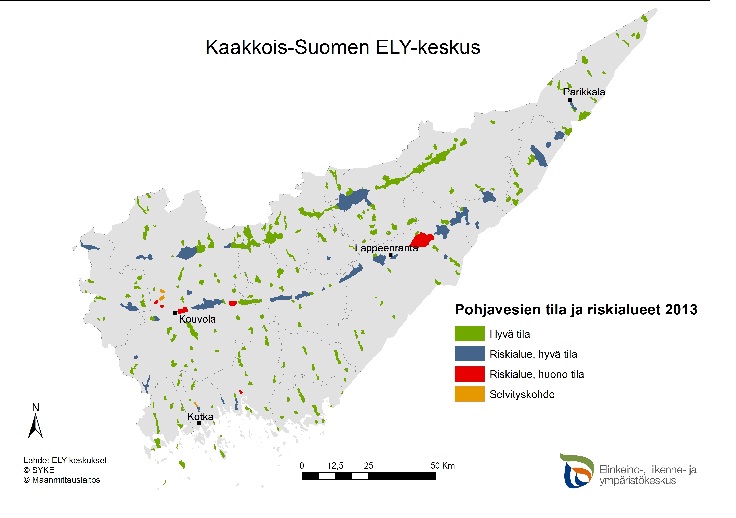 Ihmistoiminnan vaikutukset näkyvät Kaakkois-Suomen pohjavesien tilassa ( Kaakkois-Suomen ELY-keskus) - ely - ELY-keskus