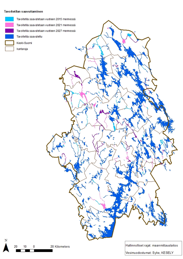 Keski-Suomen vesien tilan parantaminen vaatii tehokkaampia toimenpiteitä  (Keski-Suomen ELY-keskus) - ely - ELY-keskus