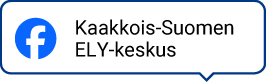 Banneri, jossa Facebook-logo ja teksti Kaakkois-Suomen ELY-keskus. Linkki johtaa Kaakkois-Suomen ELY-keskuksen Facebook-tilille.