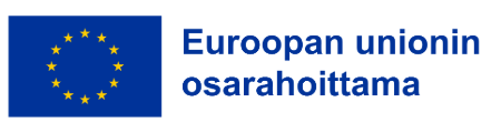 EU:n osarahoittama logo